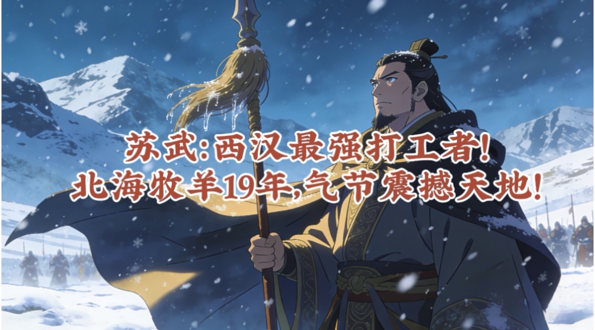苏武：西汉最强打工者，北海牧羊19年，留胡节不辱！