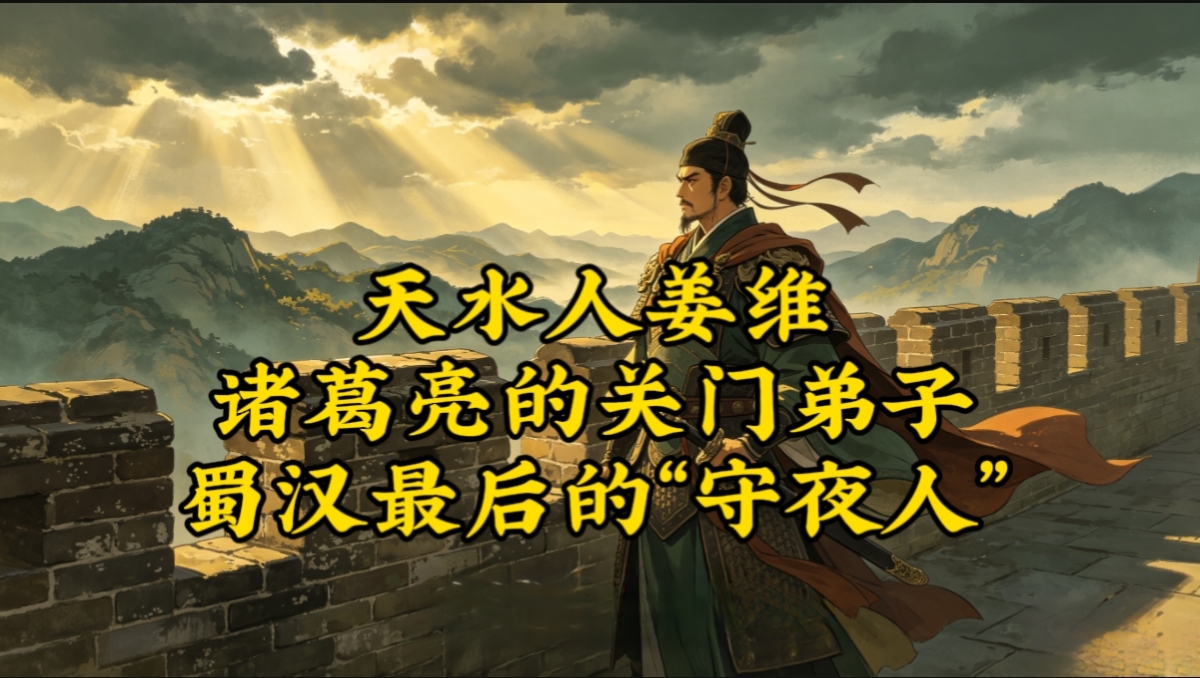 天水人姜维，诸葛亮的关门弟子，蜀汉最后的“守夜人”！