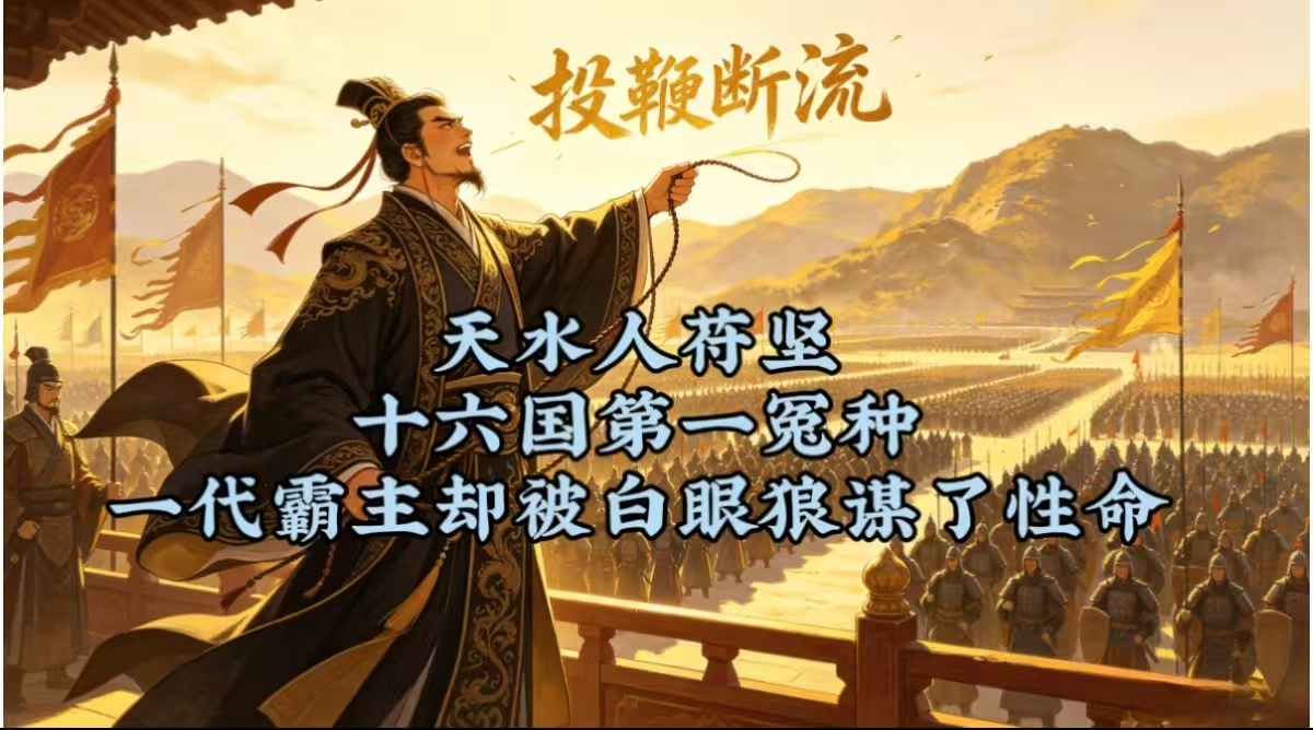 天水人苻坚，这位差点统一中国的十六国霸主，最后却成了史上最大冤种！